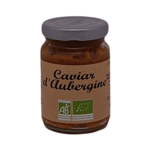 Caviar d'aubergine Bio bocal 90g