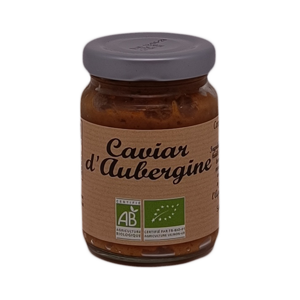 Caviar d'aubergine Bio bocal 90g