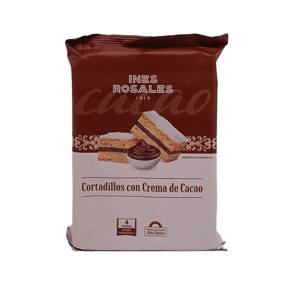 Cortadillos Ines Rosales Crème de Cacao noisettes sachet 144g