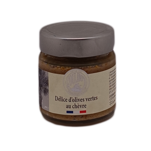 Délices d'olives vertes au chèvre bocal 100g