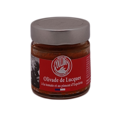 Olivade de Lucques Tomate & Piment d'Espelette bocal 100g