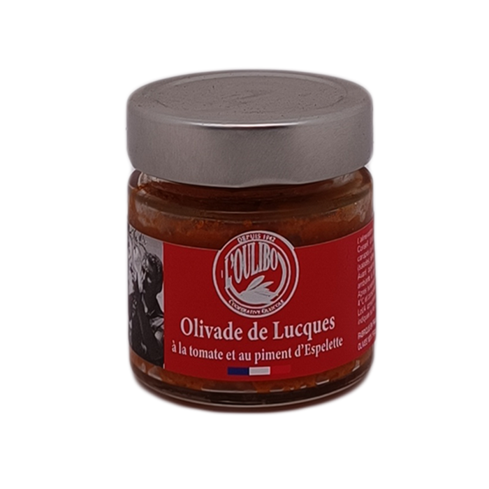 Olivade de Lucques Tomate & Piment d'Espelette bocal 100g