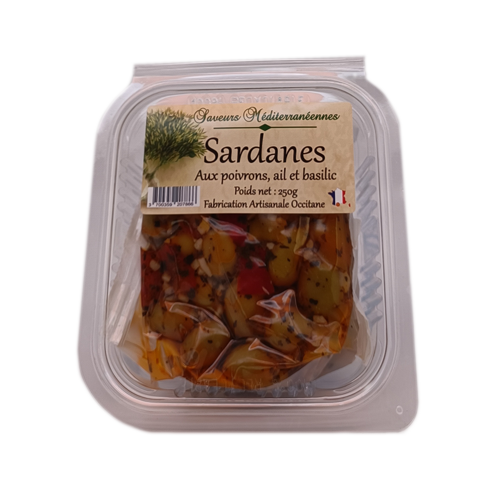 Olives Sardanes barquette 250g