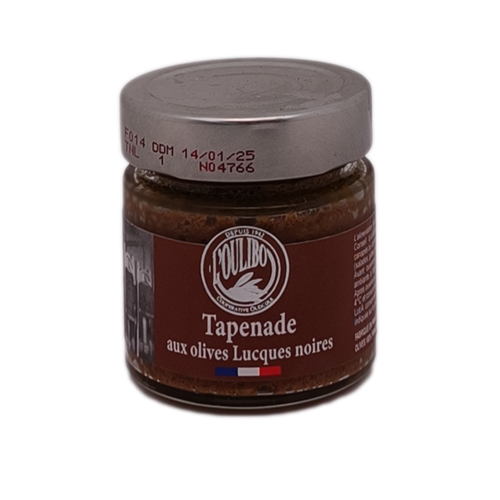 Tapenade au olives Lucques noires bocal 100g